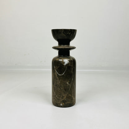Collared Candle Stand - Brown