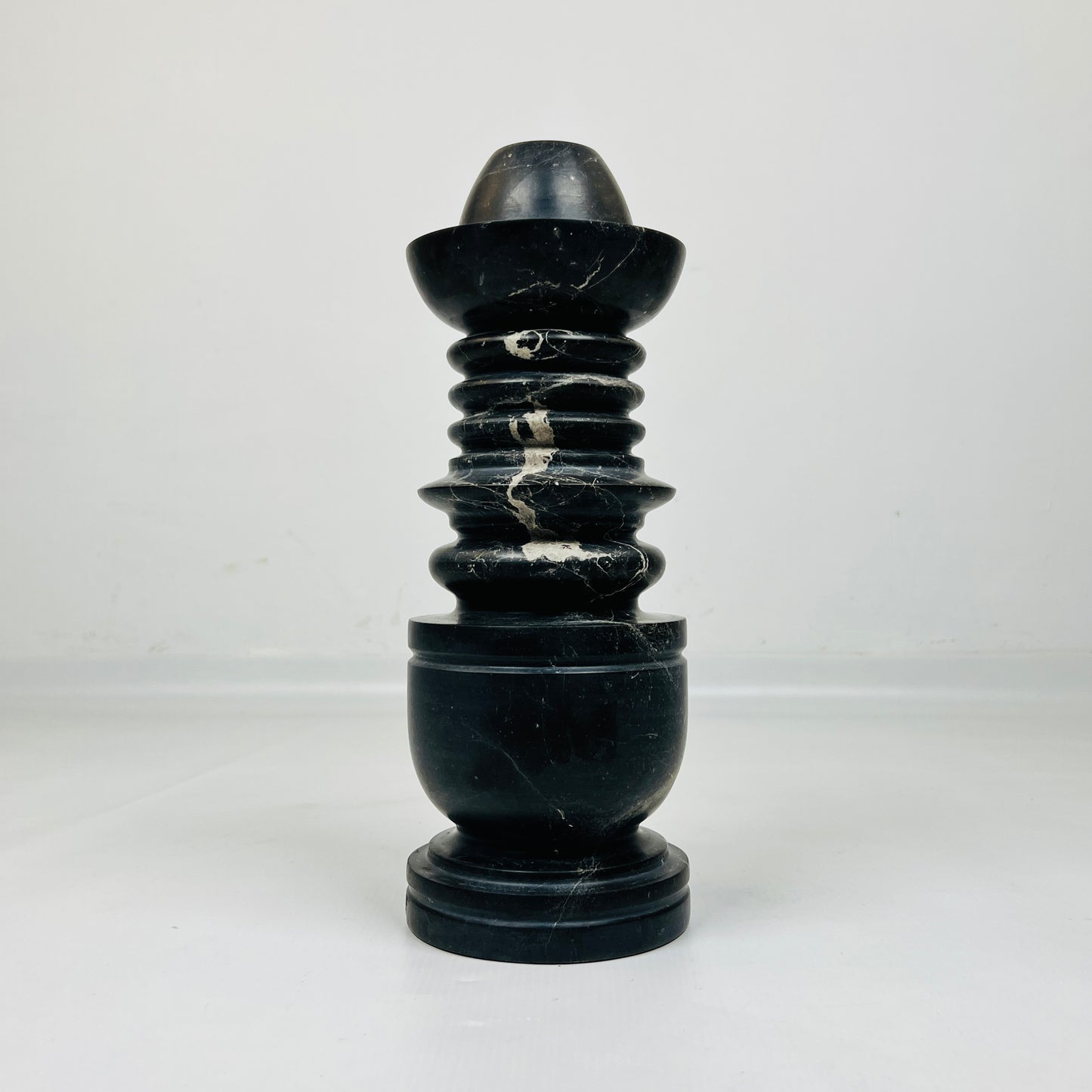 Cairn Candle Stand - Black