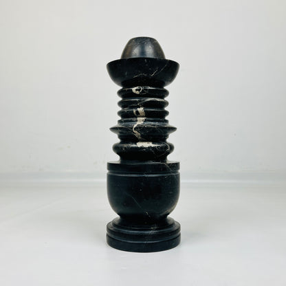 Cairn Candle Stand - Black