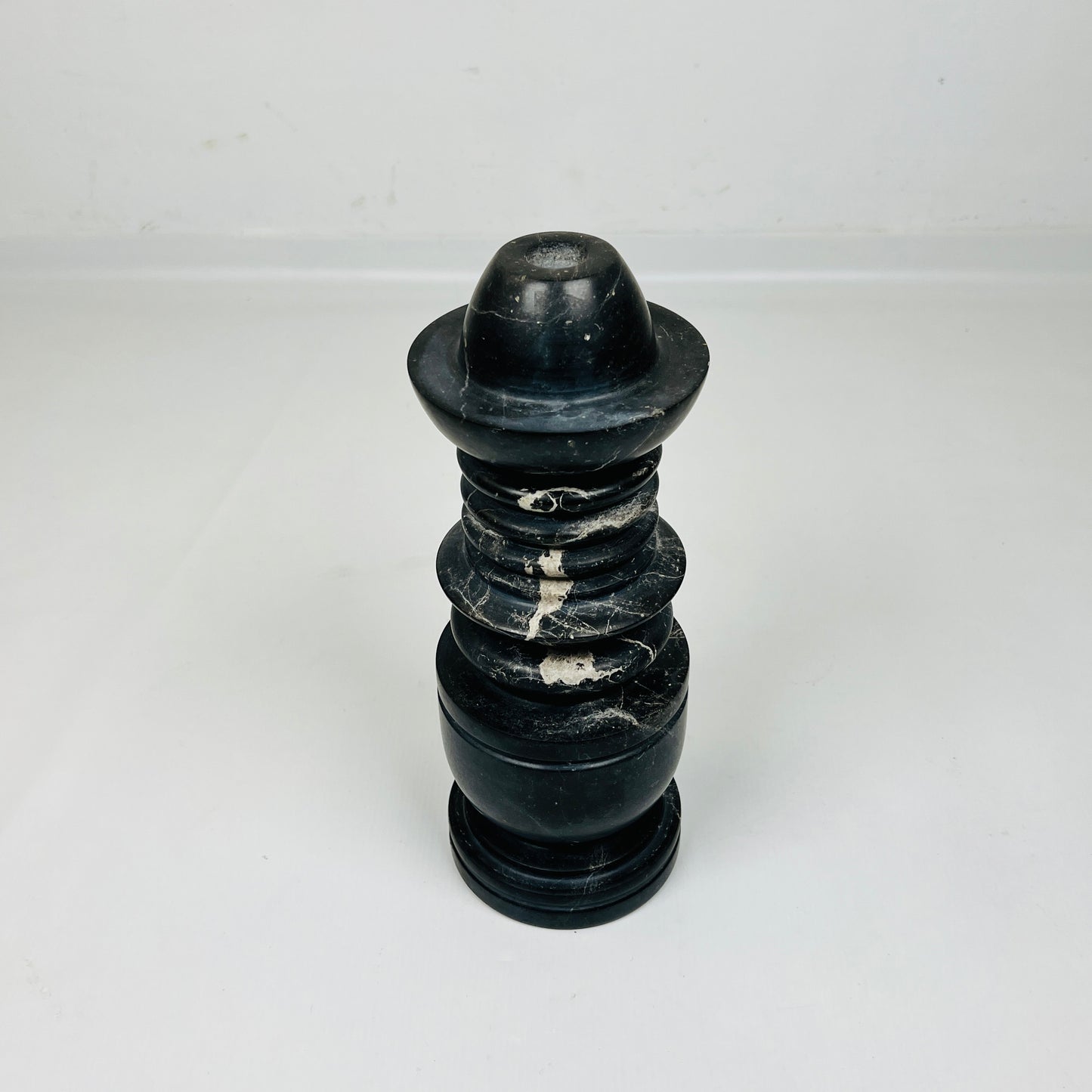 Cairn Candle Stand - Black