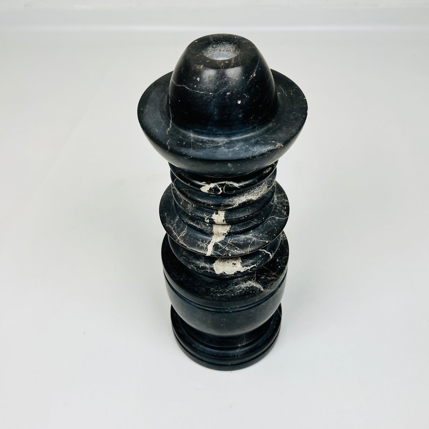 Cairn Candle Stand - Black