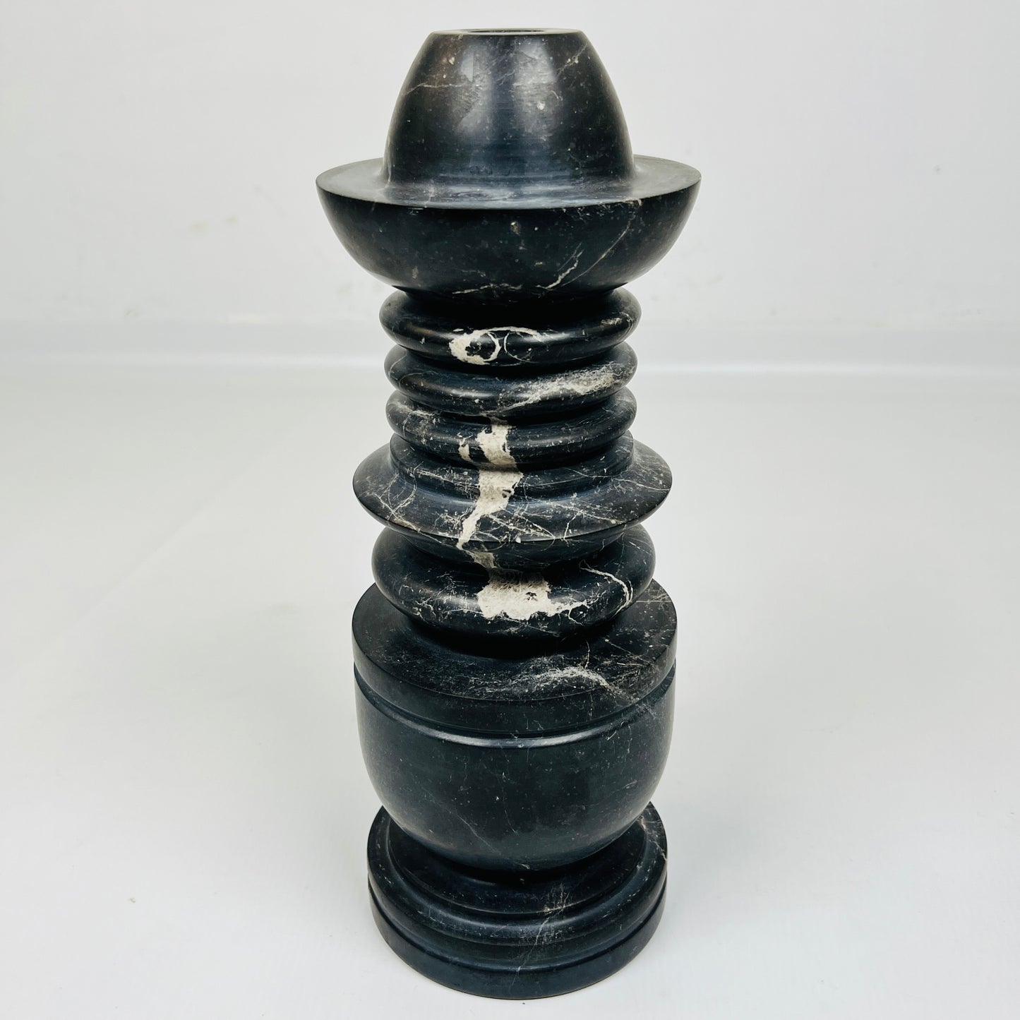 Cairn Candle Stand - Black