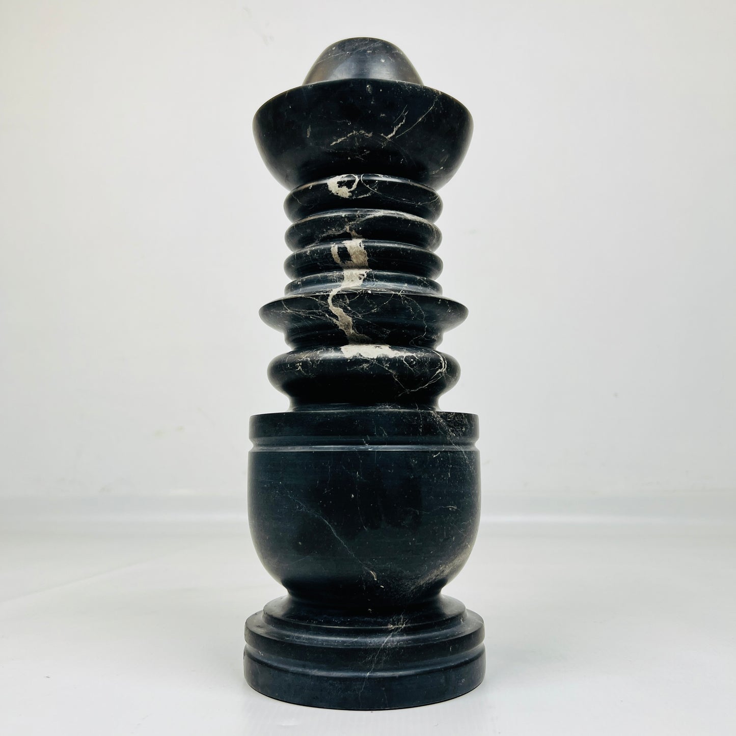 Cairn Candle Stand - Black