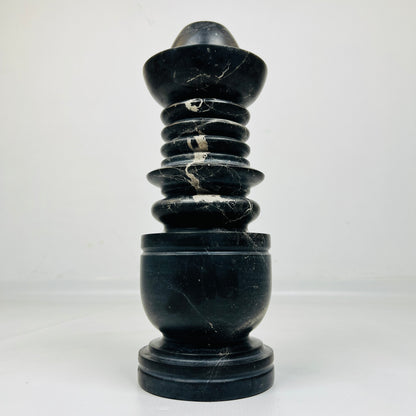 Cairn Candle Stand - Black