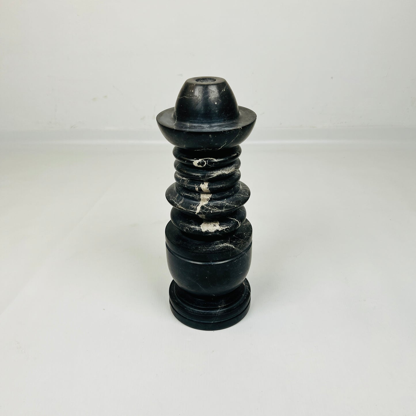 Cairn Candle Stand - Black