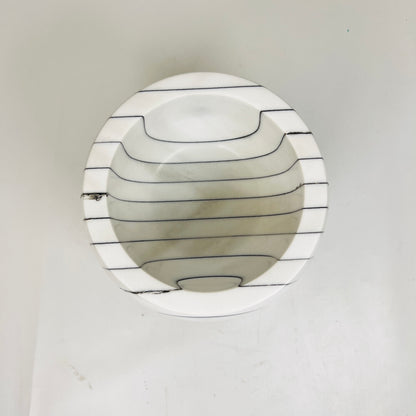 Pinstriped Marble Bowl