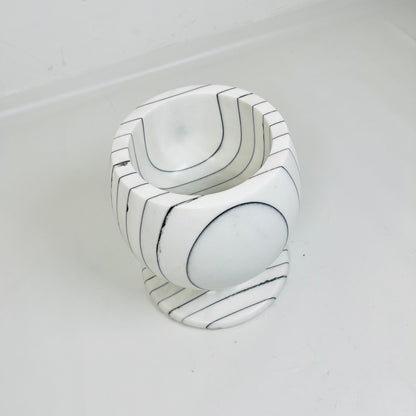 Pinstriped Marble Bowl