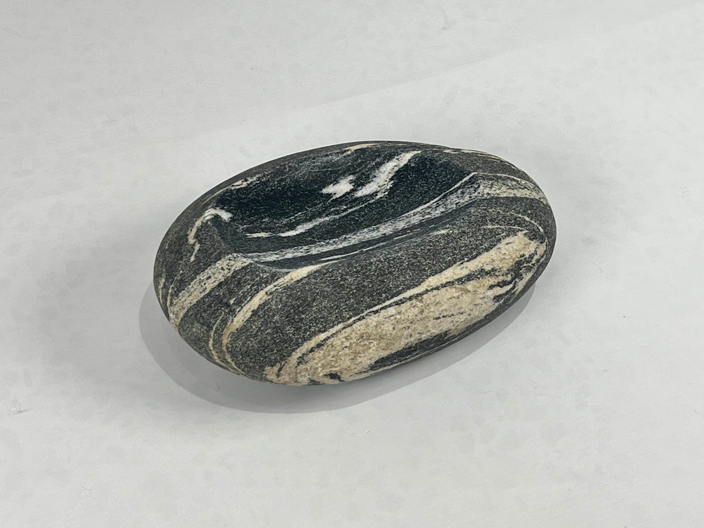 River Stone Streaked Soap Dish