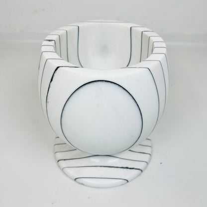 Pinstriped Marble Bowl