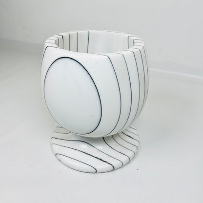 Pinstriped Marble Bowl