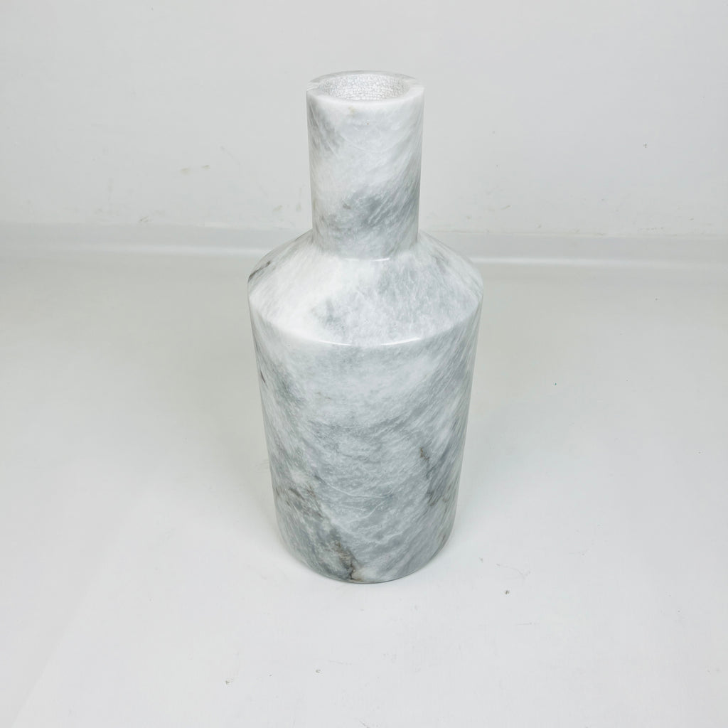 Bottle Grey Grazed Vase