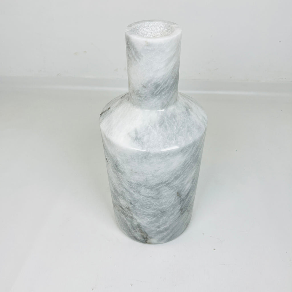 Bottle Grey Grazed Vase