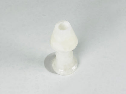Frustum Capped Candle Stand  - Onyx