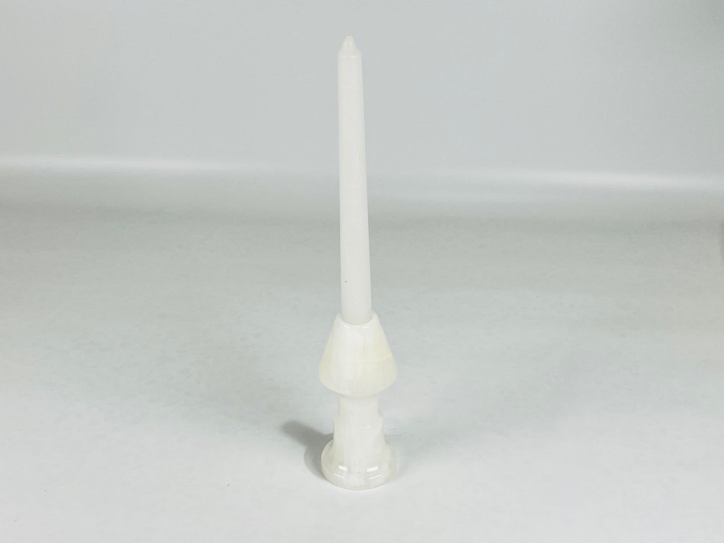Frustum Capped Candle Stand  - Onyx