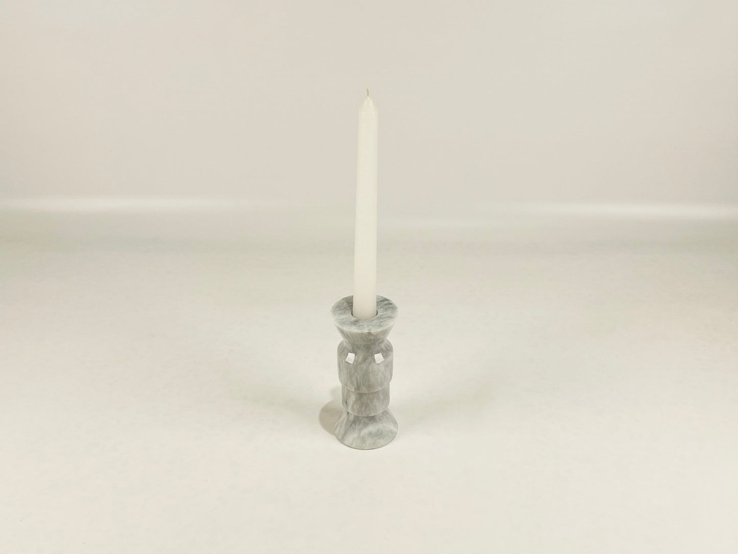 Tiered Candle Stand - Gray