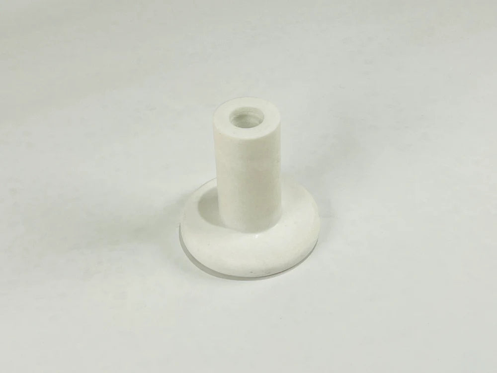 Pin Drop White Marble Candle Stand