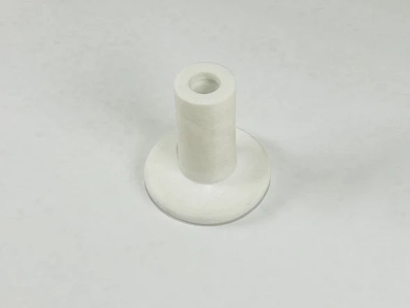 Pin Drop White Marble Candle Stand