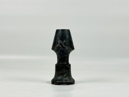 Frustum Capped Candle Stand - Black