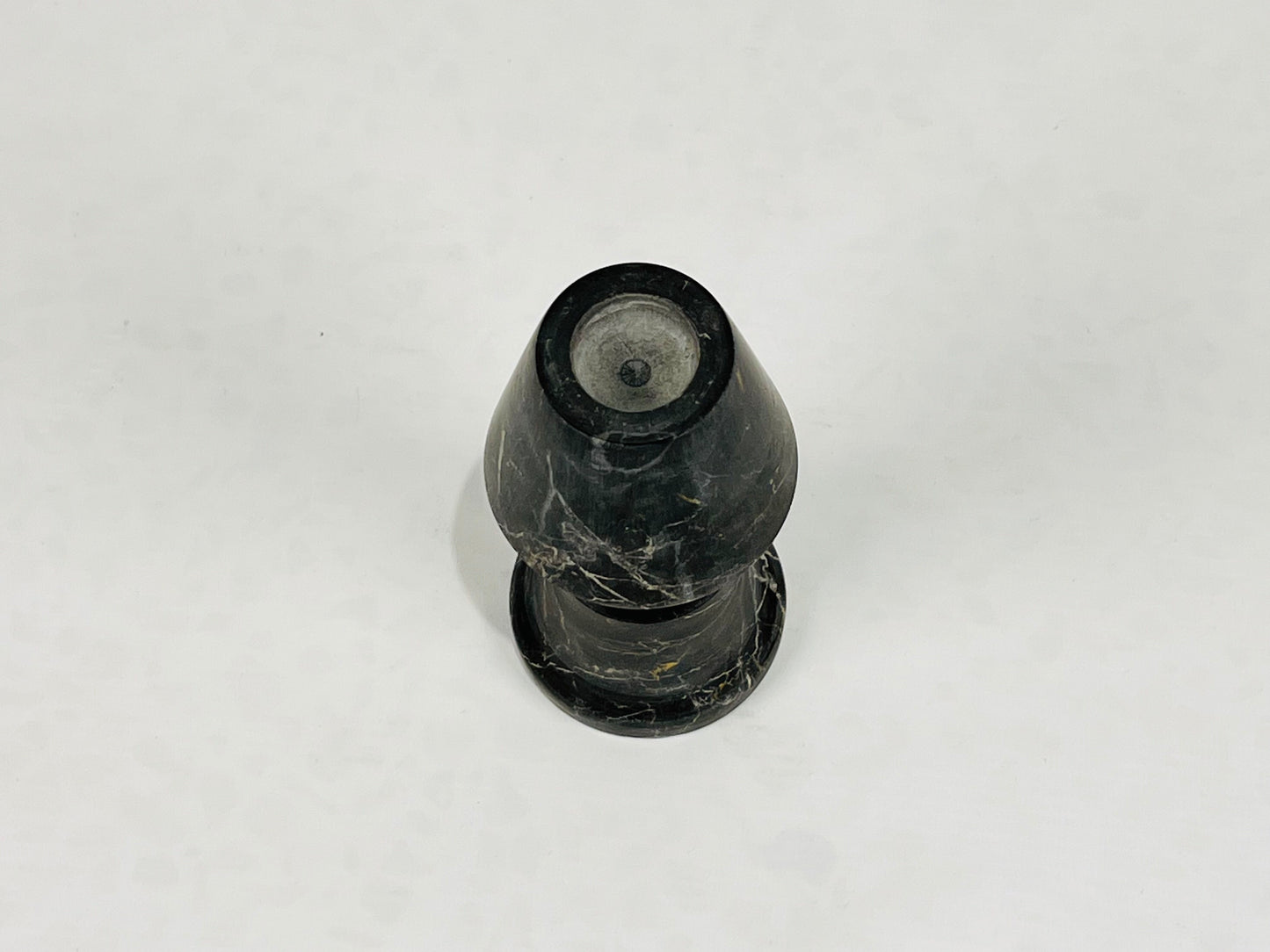 Frustum Capped Candle Stand - Black