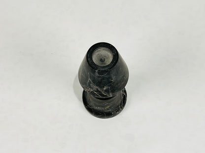 Frustum Capped Candle Stand - Black