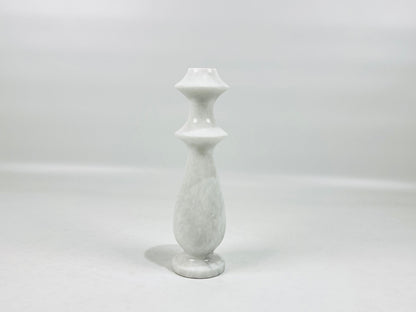 Ringed Bulb Candle Stand - Gray