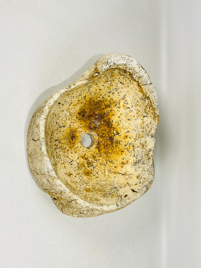 Honey Tainted  River Stone Sink