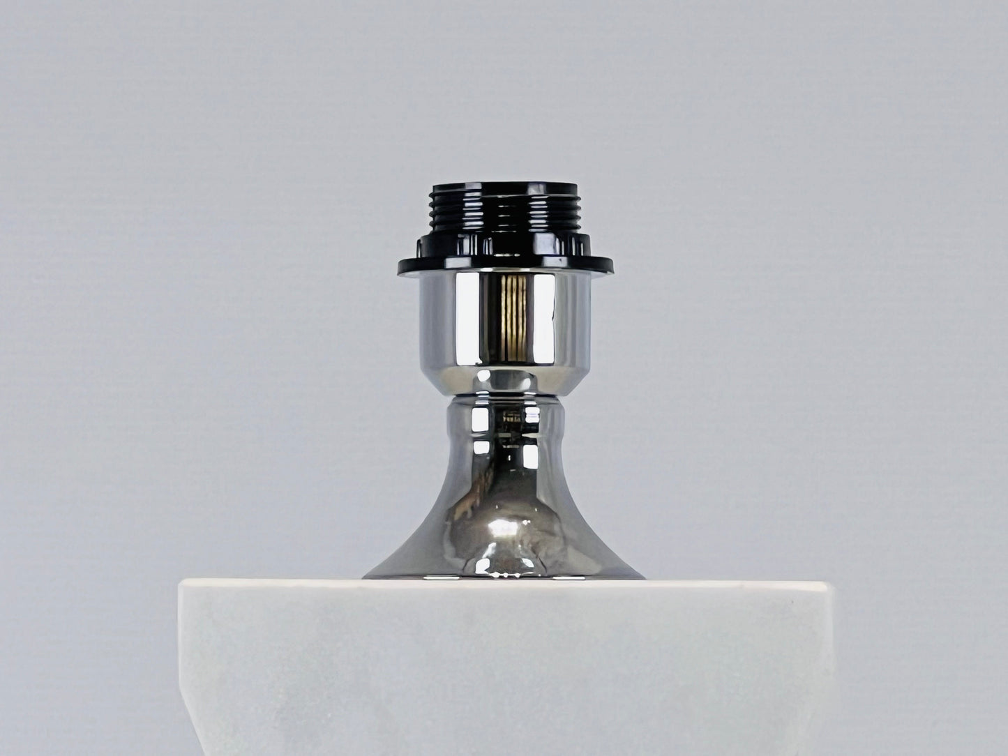 Hourglass Table Lamp - White