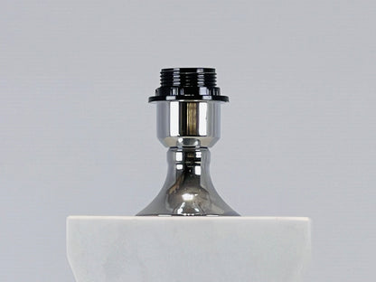 Hourglass Table Lamp - White