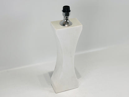 Hourglass Table Lamp - White