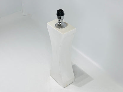 Hourglass Table Lamp - White