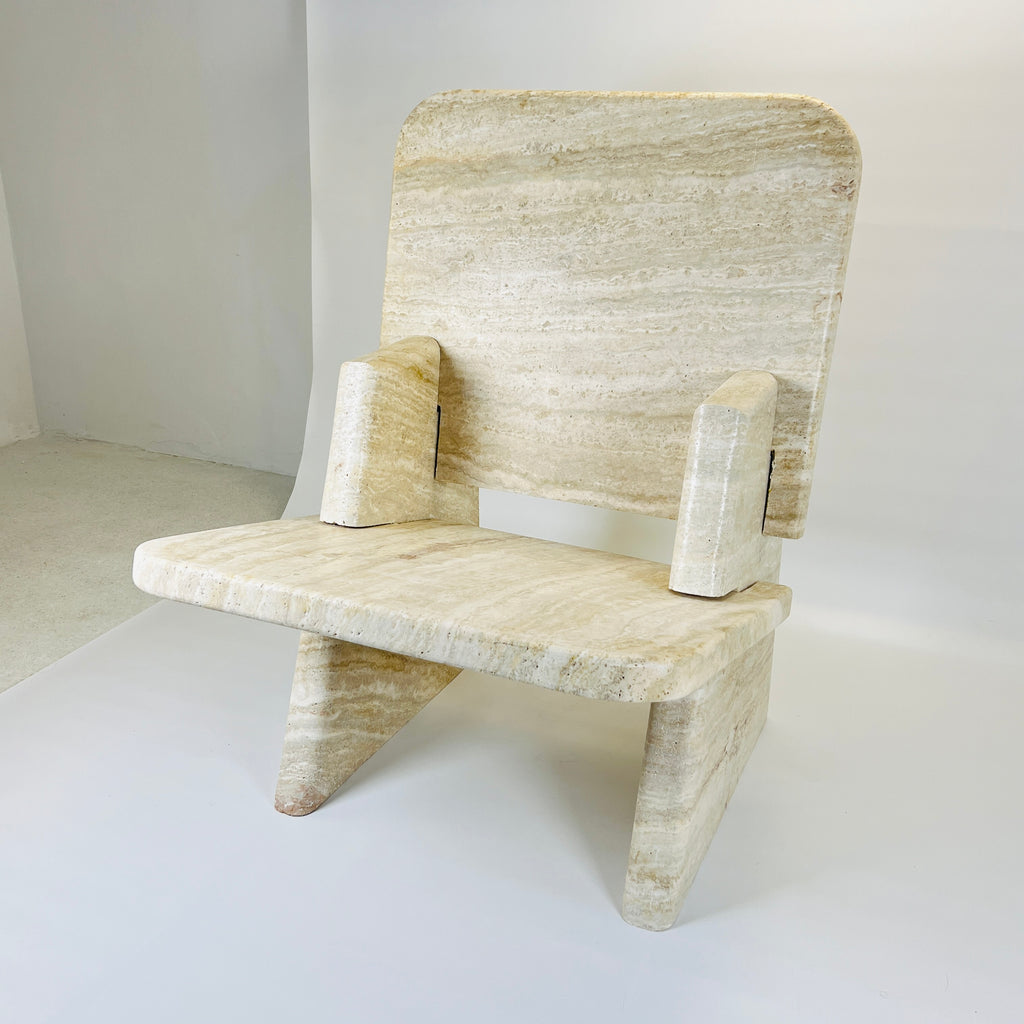 Travertine Throne Chair (CH06)