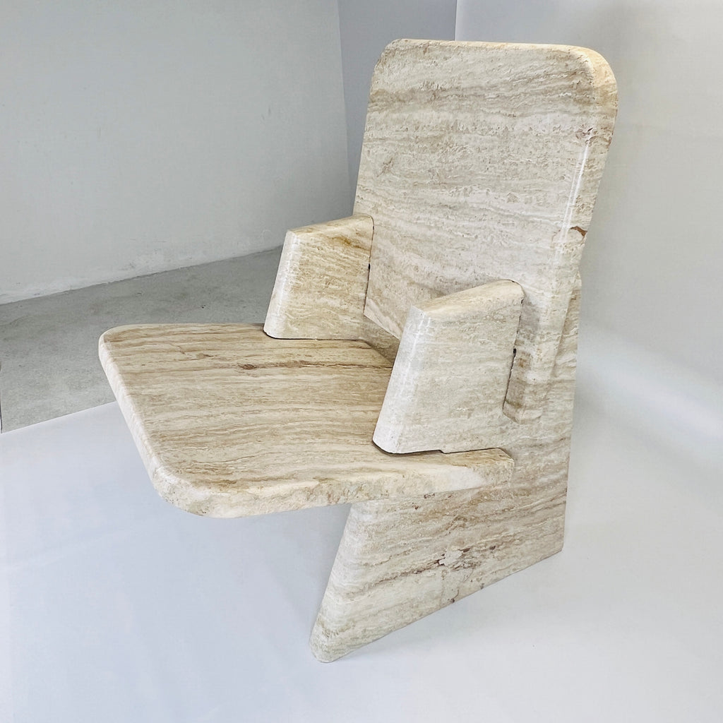 Travertine Throne Chair (CH06)