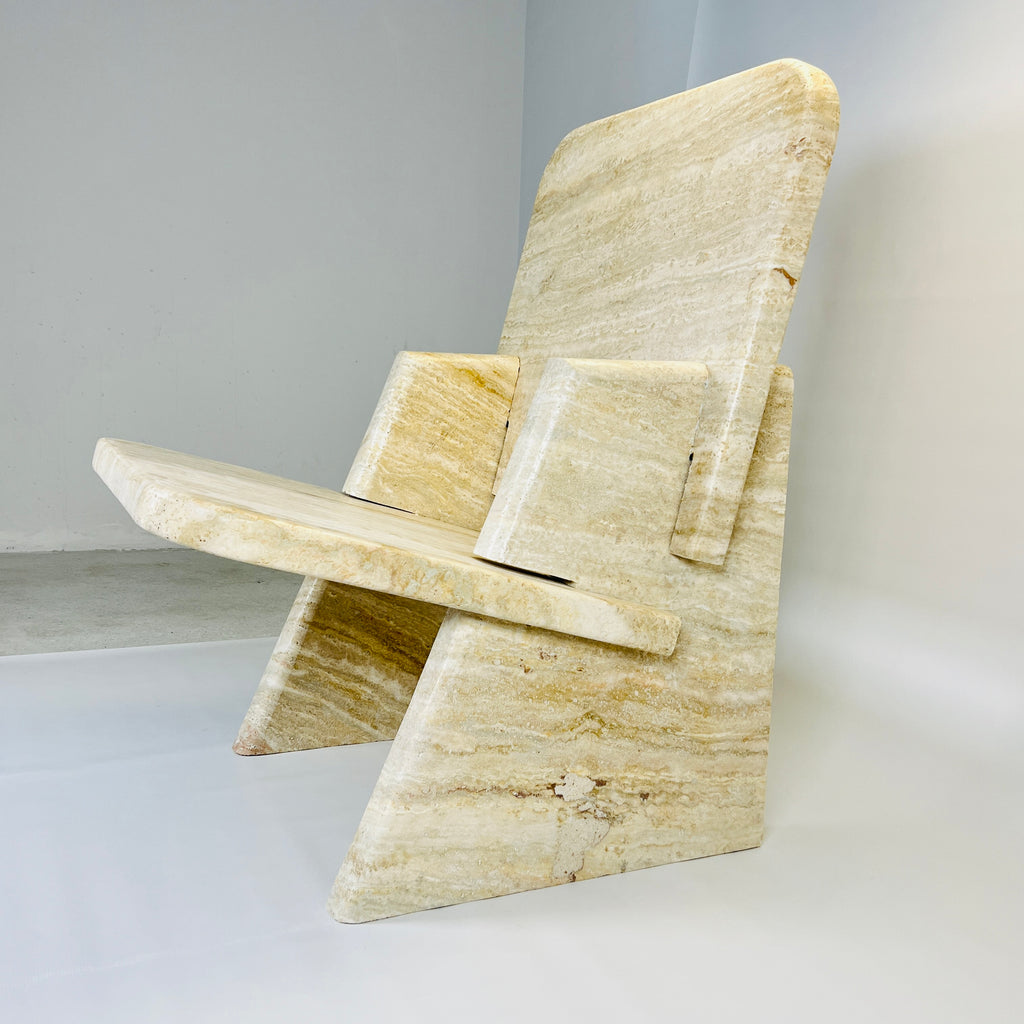 Travertine Throne Chair (CH06)