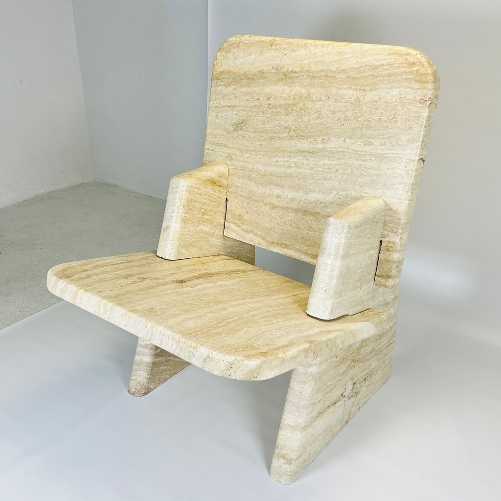 Travertine Throne Chair (CH06)