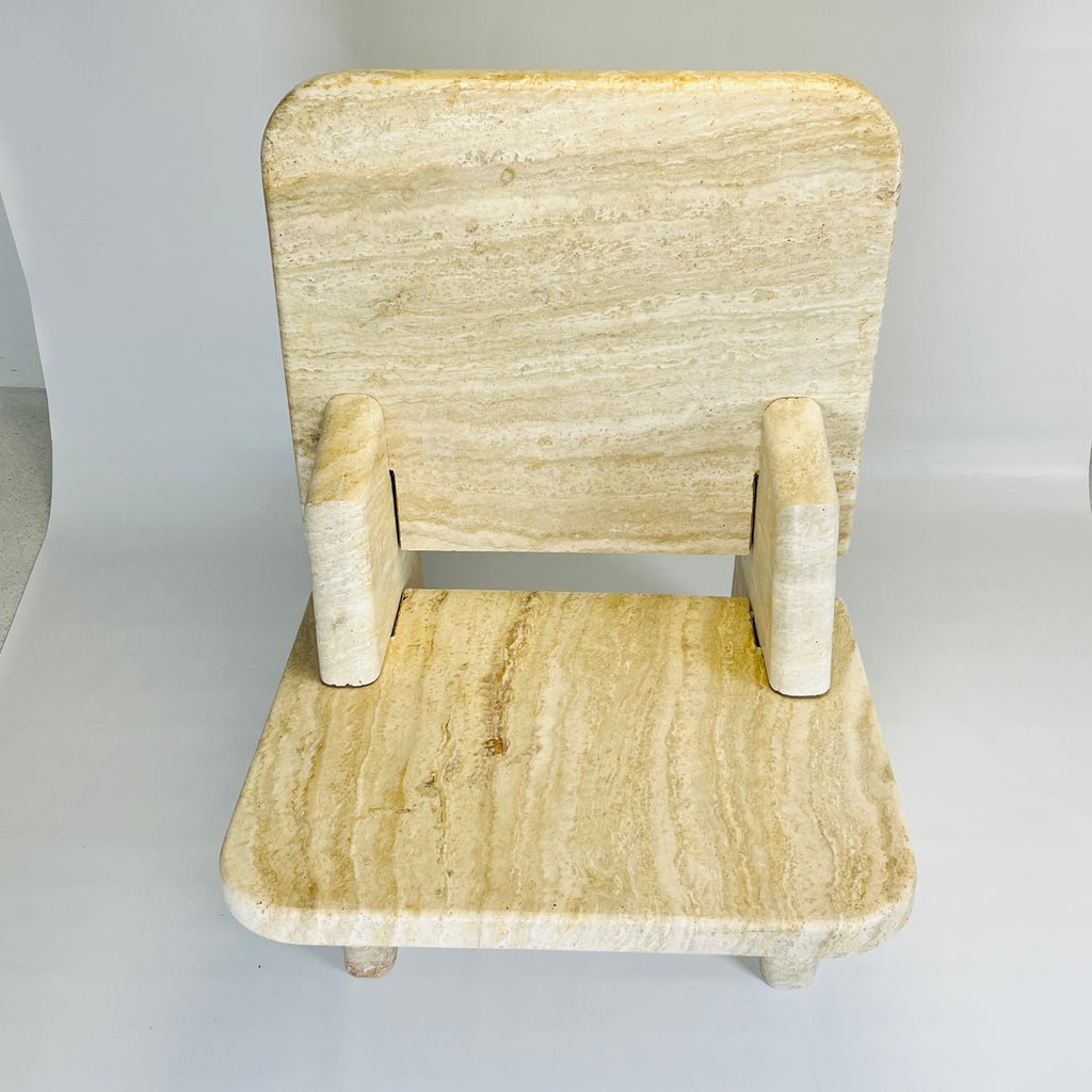 Travertine Throne Chair (CH06)