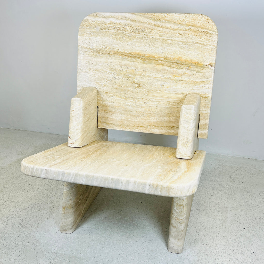 Travertine Throne Chair (CH07)