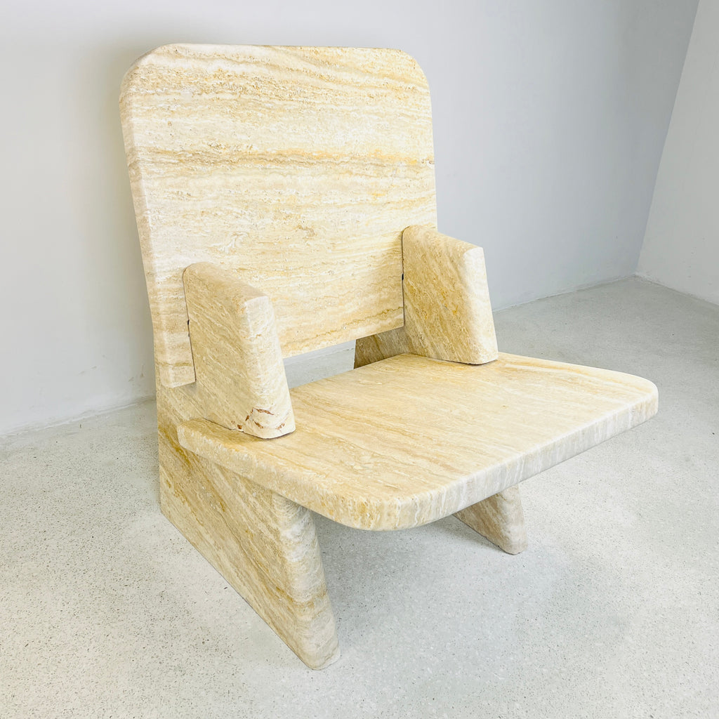 Travertine Throne Chair (CH07)