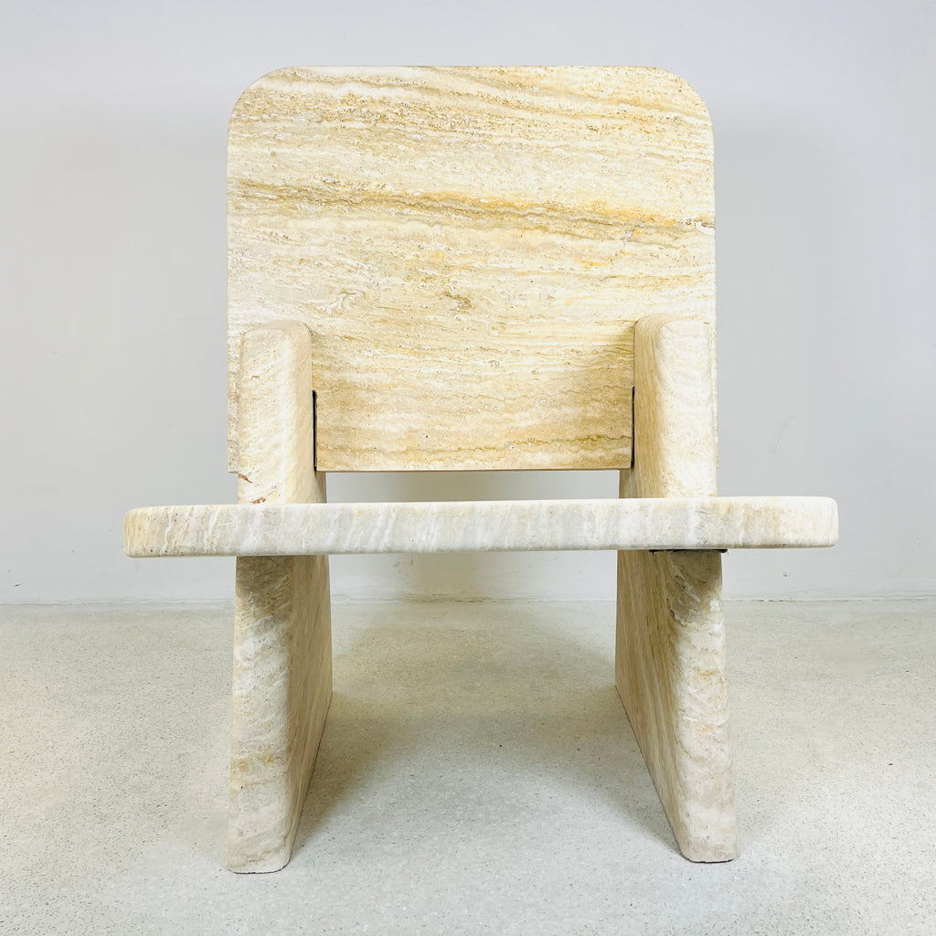 Travertine Throne Chair (CH07)