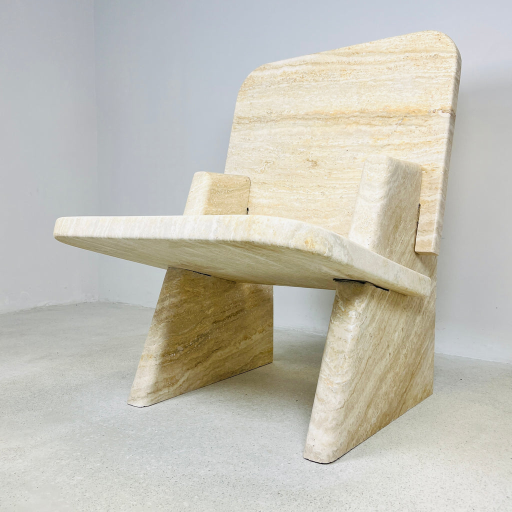 Travertine Throne Chair (CH07)