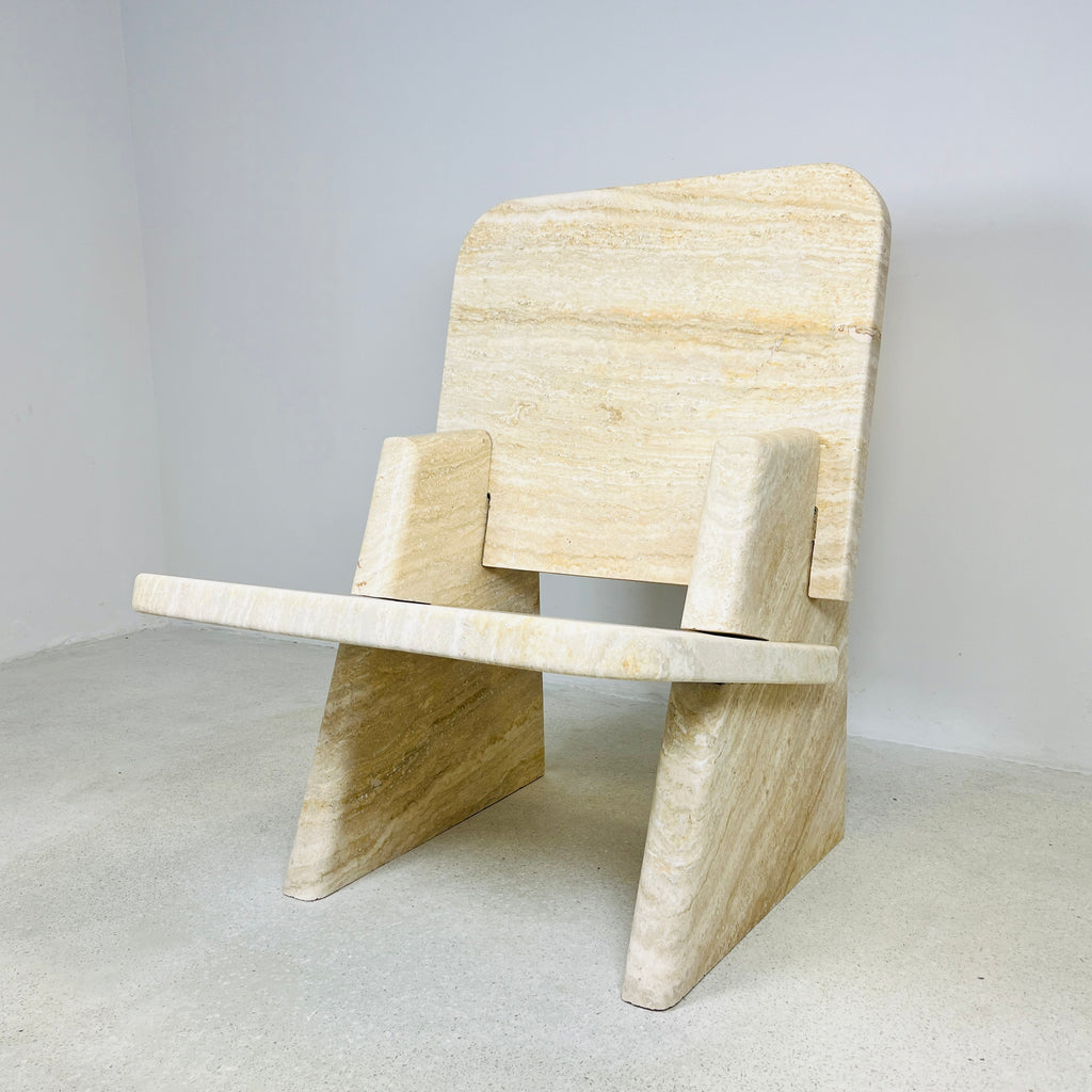 Travertine Throne Chair (CH07)