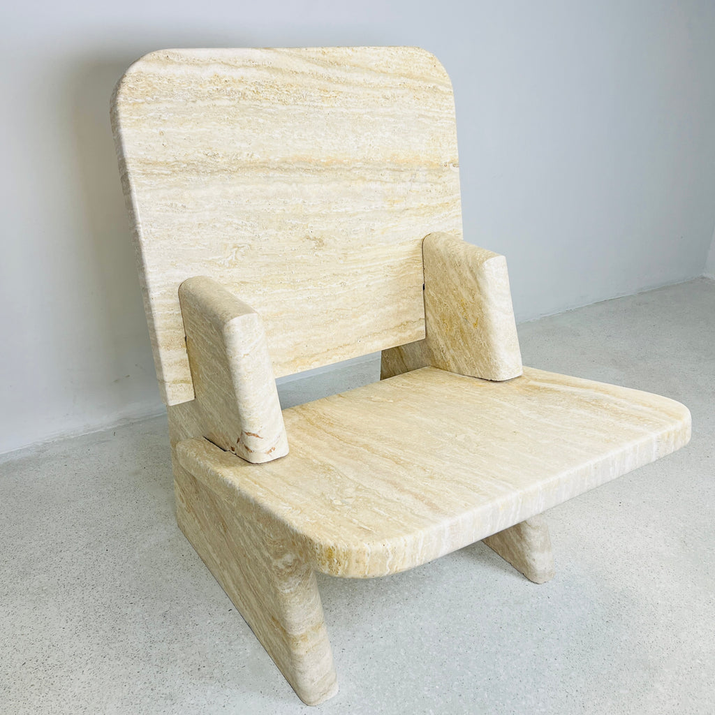 Travertine Throne Chair (CH07)