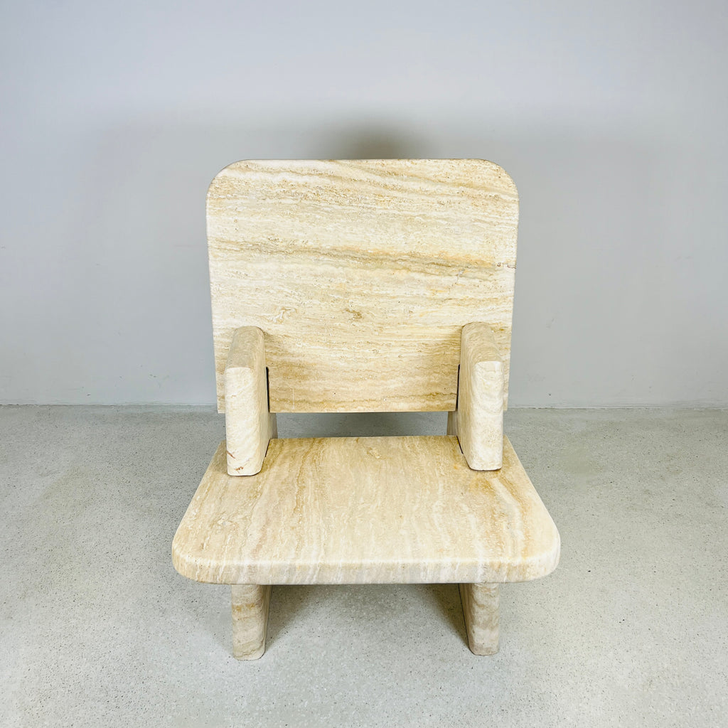 Travertine Throne Chair (CH07)