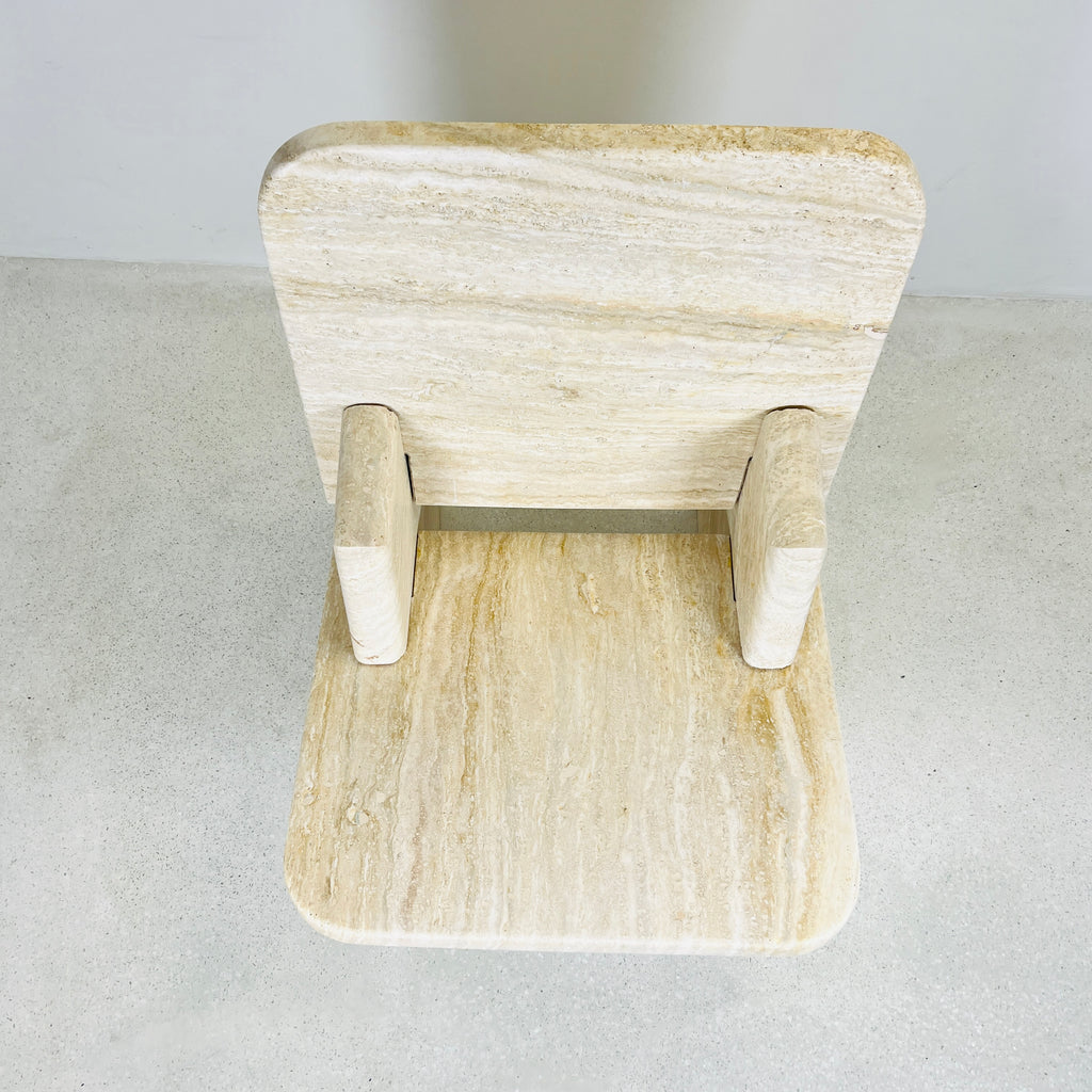 Travertine Throne Chair (CH07)