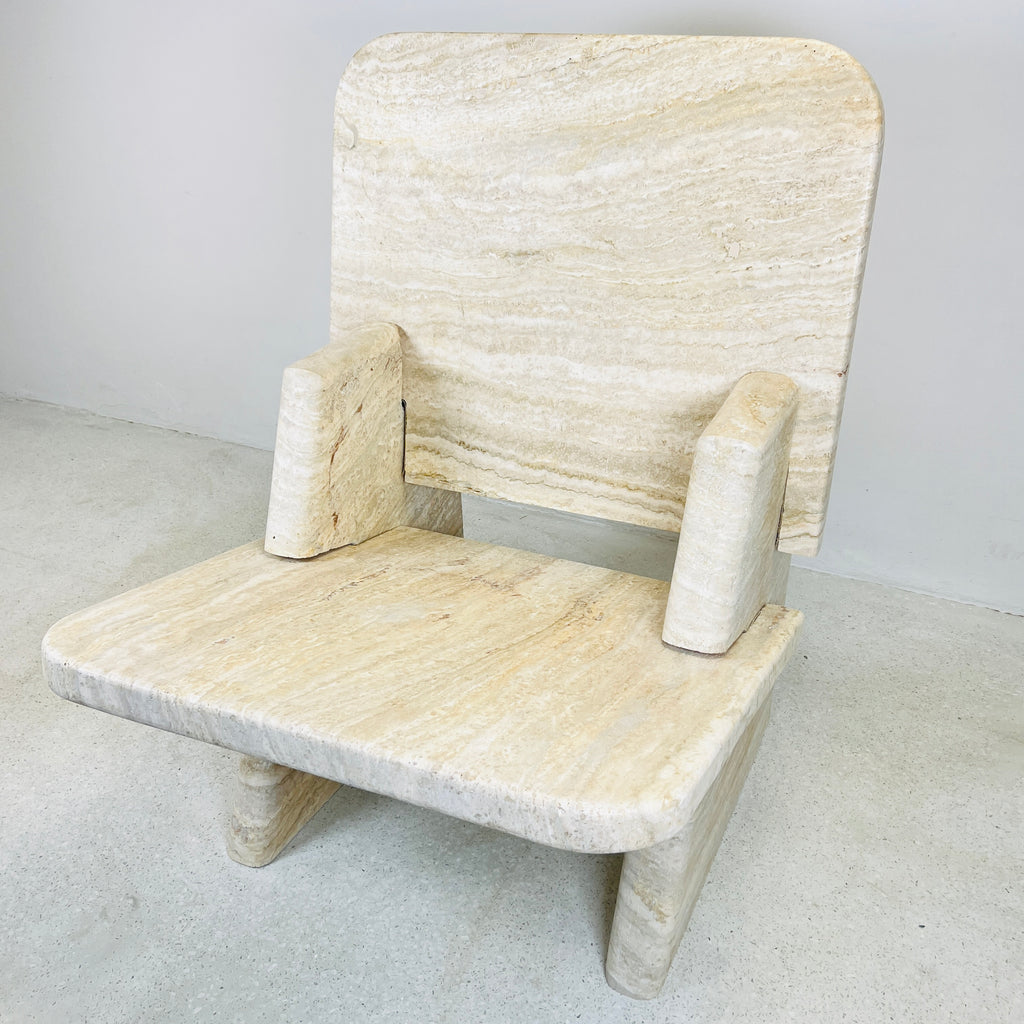 Travertine Throne Chair (CH08)