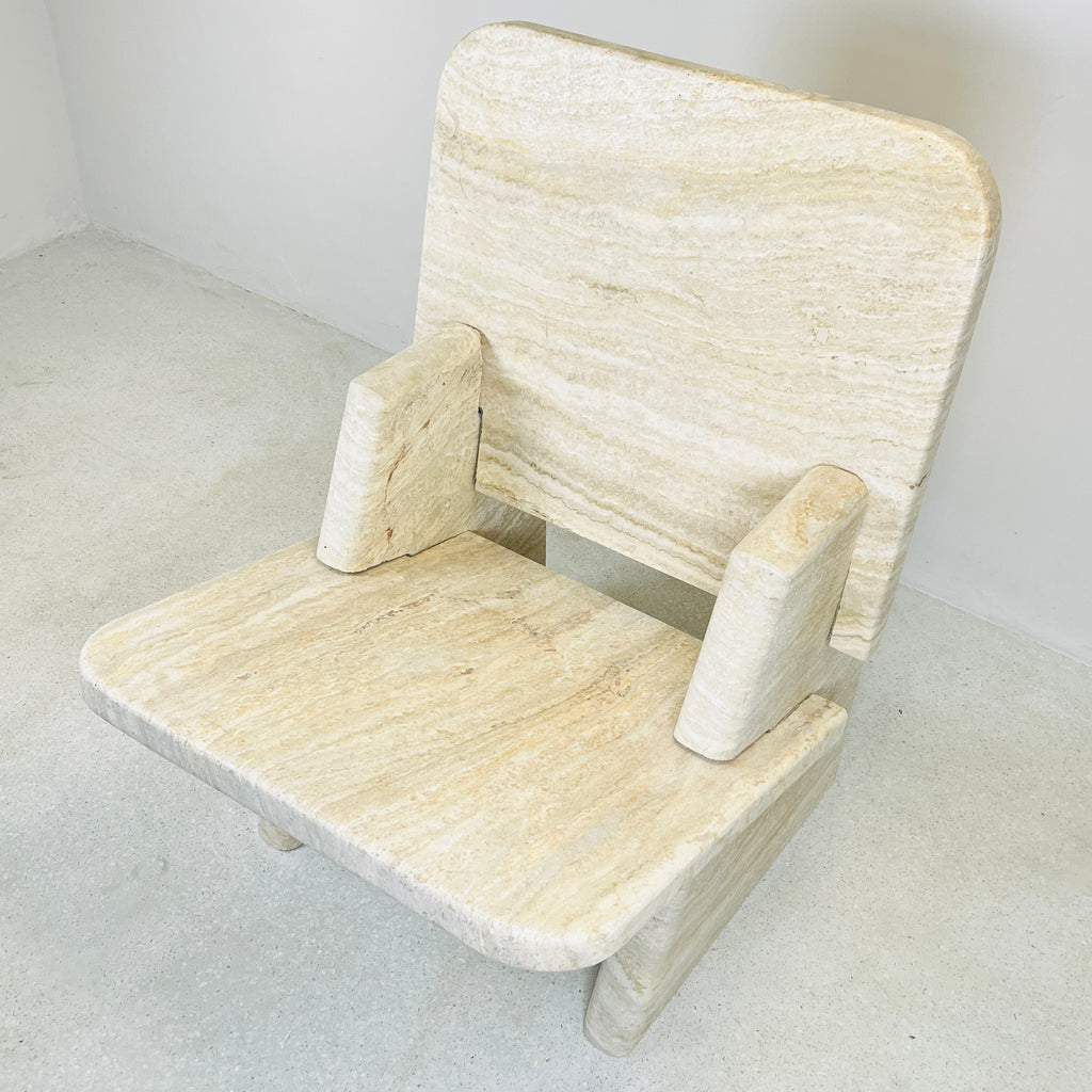 Travertine Throne Chair (CH08)