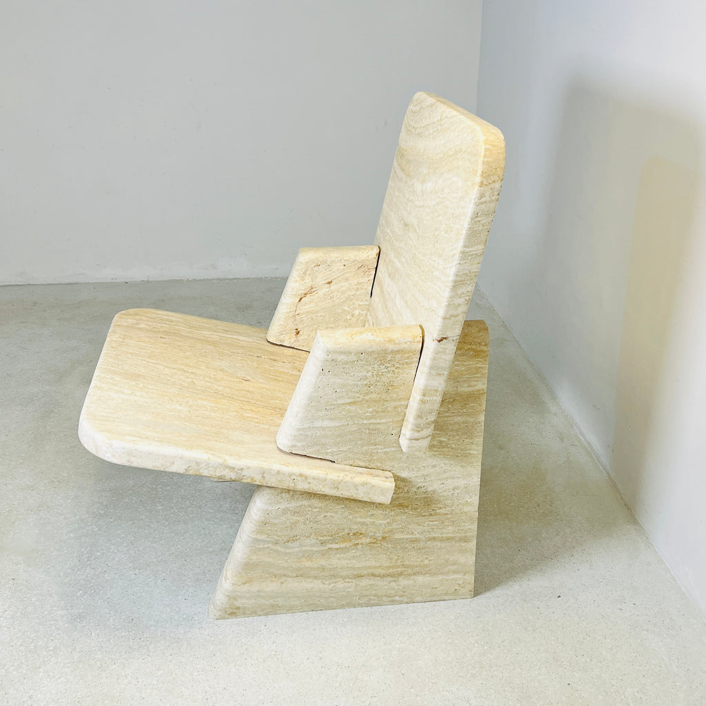 Travertine Throne Chair (CH08)