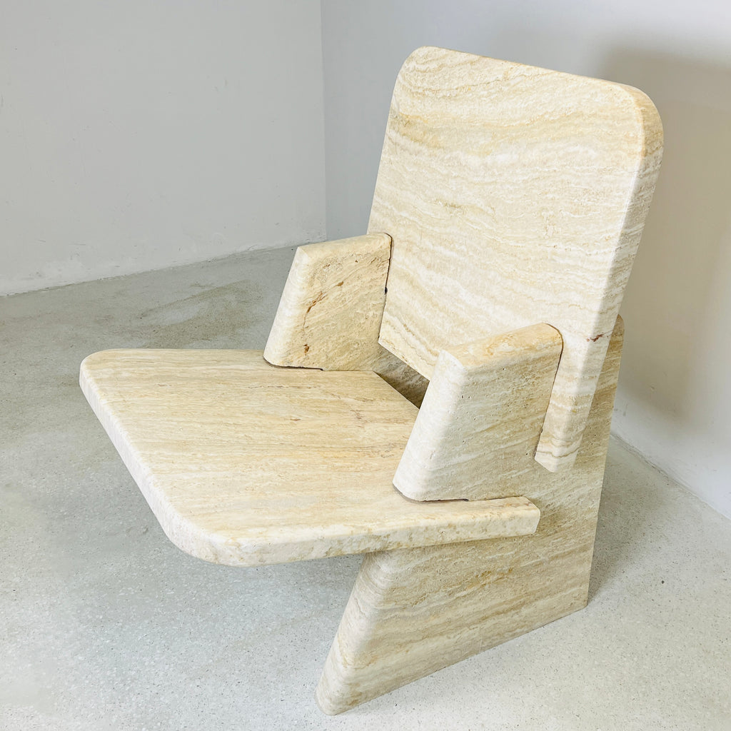 Travertine Throne Chair (CH08)