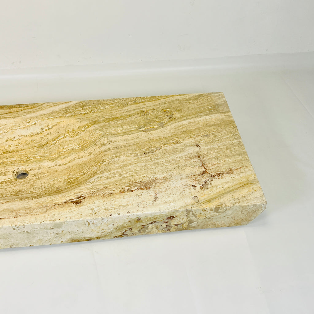 Rectangle Sand Grazed Marble Sink