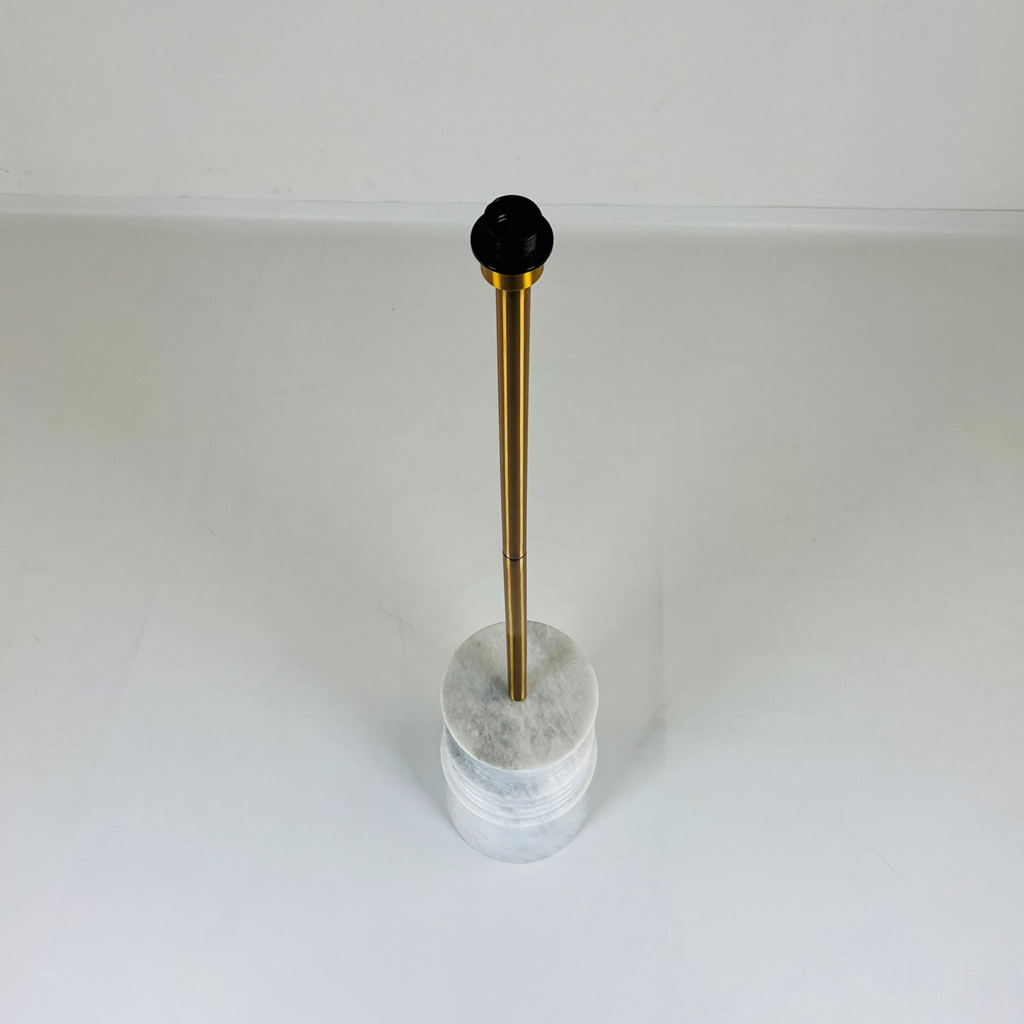 Frustum Ringed Floor Lamp - Gray