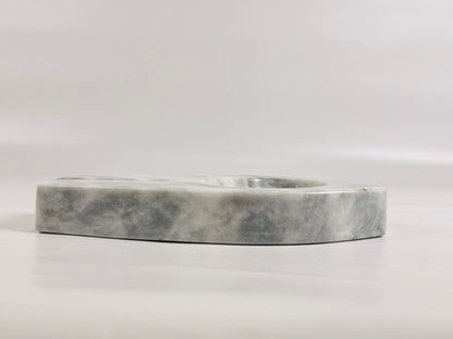 Marble Streaked Ash Tray - Gray